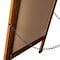 Flash Furniture Torched Brown Wooden A-Frame Magnetic Chalkboard HGWA-CB-4824-TORCH-GG - alternate 2